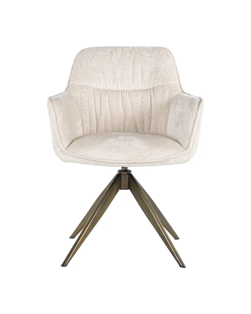 Esszimmerstuhl Aline, White chenille von Richmond Interiors