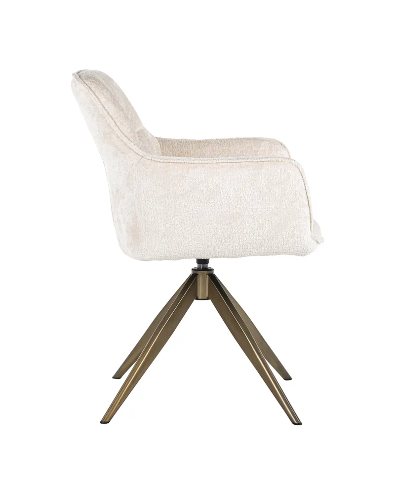 Esszimmerstuhl Aline, White chenille von Richmond Interiors, Produktansicht 4