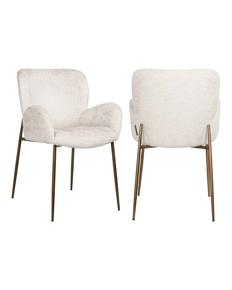 Esszimmerstuhl Amber, Cream fusion, feuerhemmend von Richmond Interiors, Produktansicht 2
