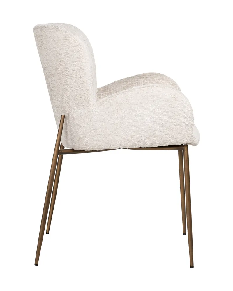 Esszimmerstuhl Amber, Cream fusion, feuerhemmend von Richmond Interiors, Produktansicht 4