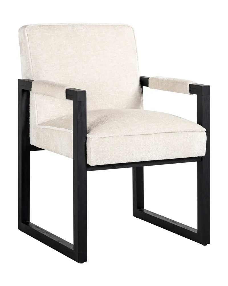 Esszimmerstuhl Beck, White chenille von Richmond Interiors, Produktansicht 3
