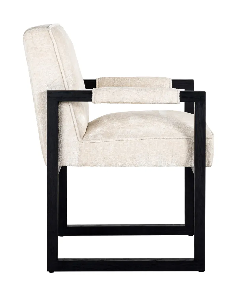 Esszimmerstuhl Beck, White chenille von Richmond Interiors, Produktansicht 4