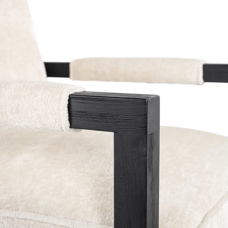 Esszimmerstuhl Beck, White chenille von Richmond Interiors, Produktansicht 6
