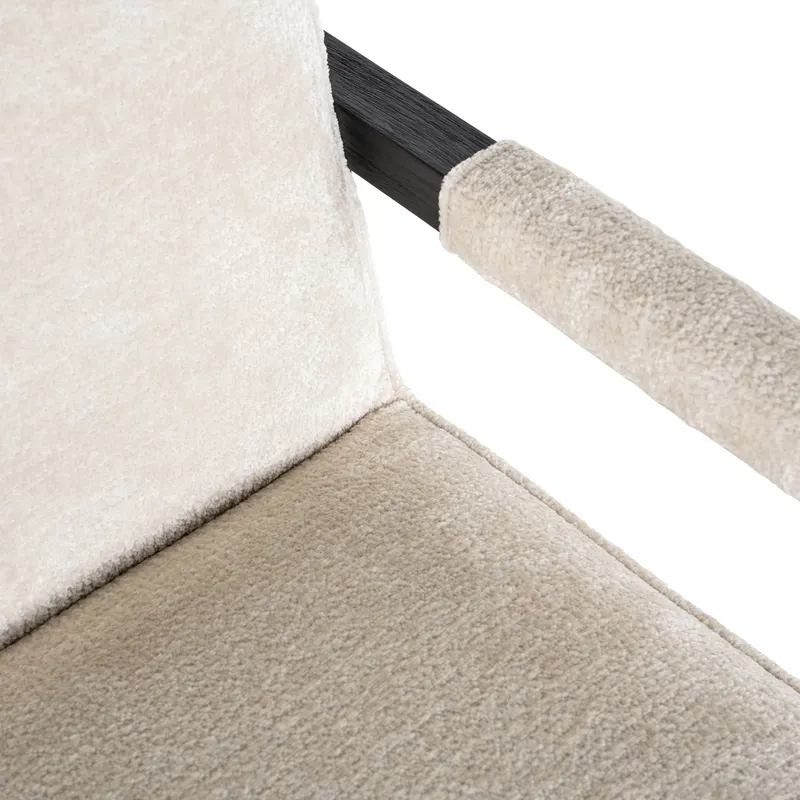 Esszimmerstuhl Beck, White chenille von Richmond Interiors, Produktansicht 7