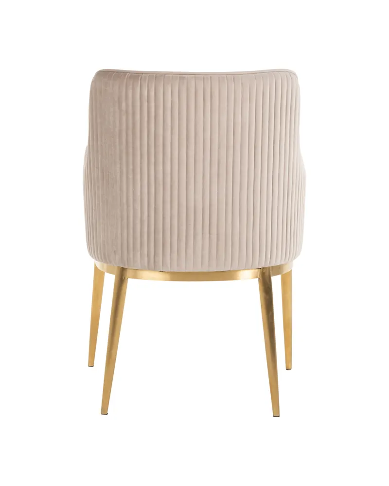 Esszimmerstuhl Breeze, Khaki velvet, feuerhemmend, 2er-Set von Richmond Interiors, Produktansicht 5