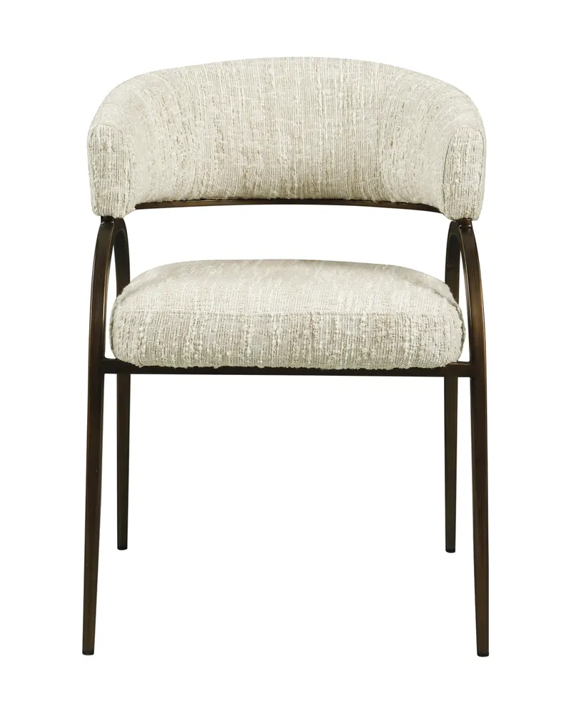 Esszimmerstuhl Charda, Beige angora von Richmond Interiors