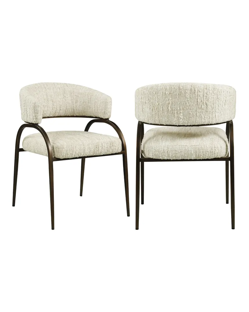 Esszimmerstuhl Charda, Beige angora von Richmond Interiors, Produktansicht 2
