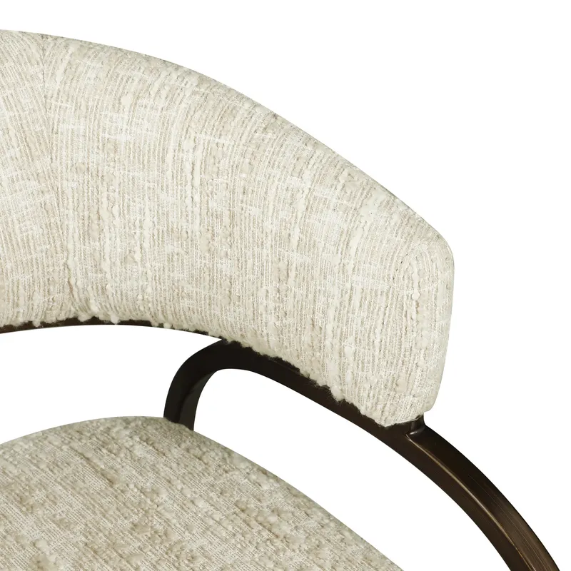 Esszimmerstuhl Charda, Beige angora von Richmond Interiors, Produktansicht 6
