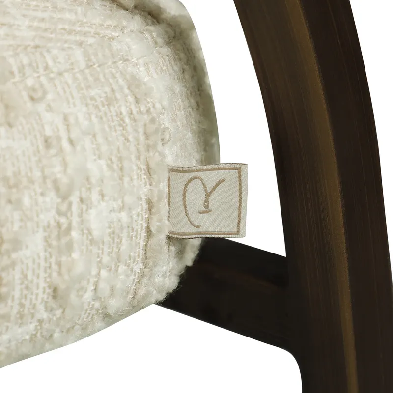 Esszimmerstuhl Charda, Beige angora von Richmond Interiors, Produktansicht 7