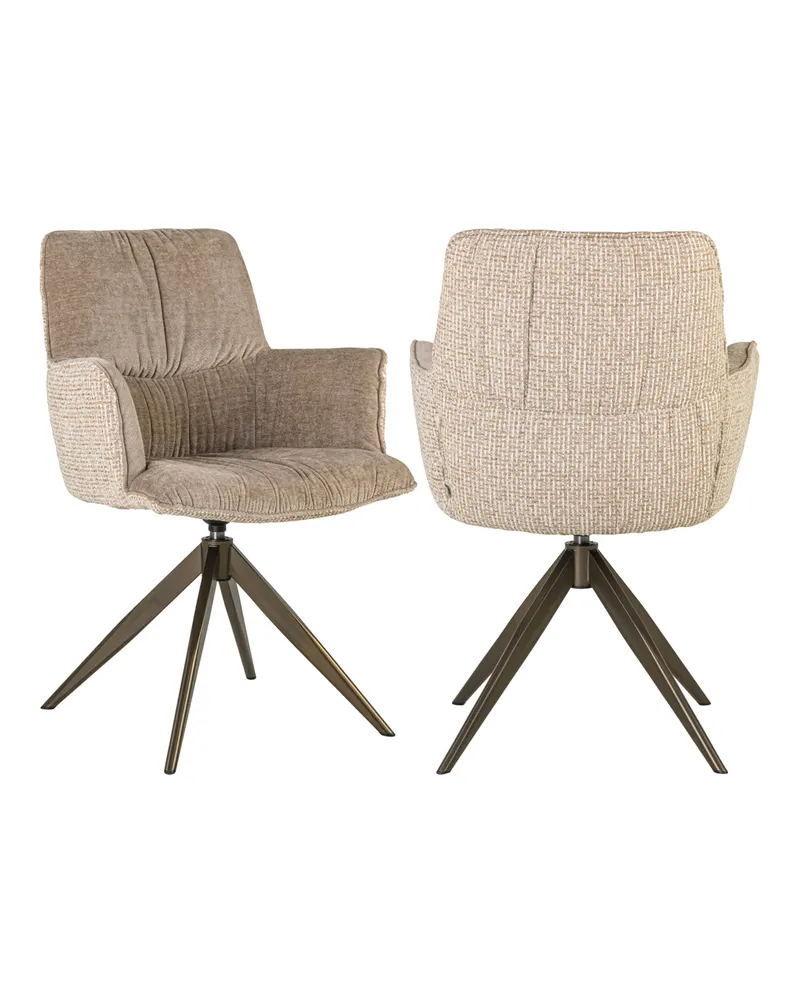Cream blockweave, drehbar von Richmond Interiors, Produktansicht 3