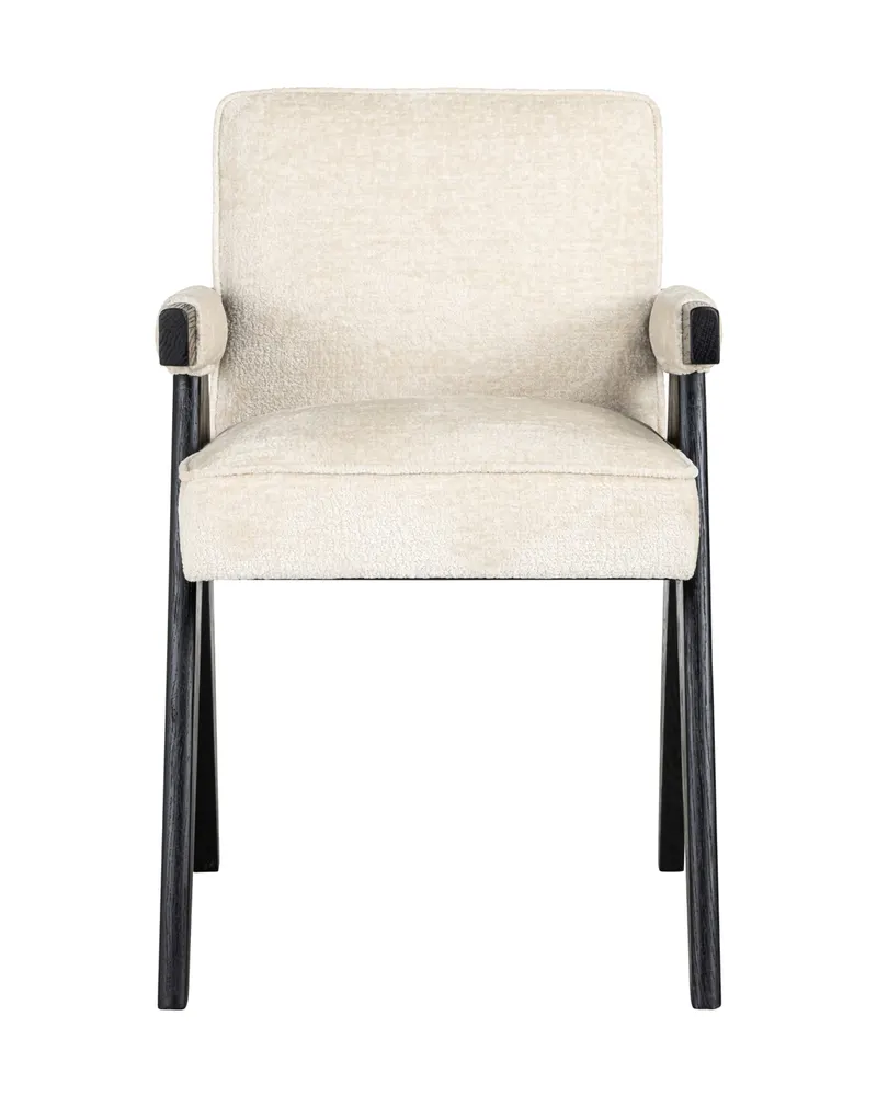 Esszimmerstuhl Cooper, White chenille von Richmond Interiors