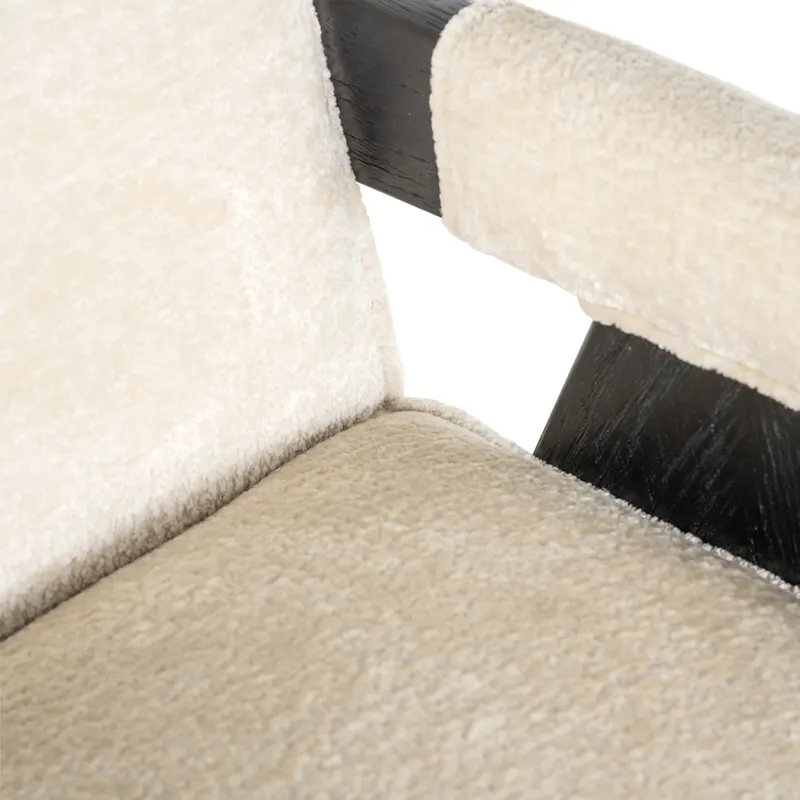 Esszimmerstuhl Cooper, White chenille von Richmond Interiors, Produktansicht 7