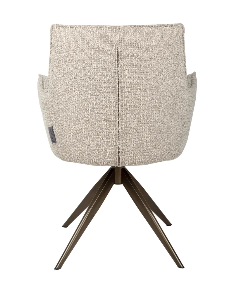Dakota Esszimmerstuhl, Natural chunky von Richmond Interiors, Produktansicht 5