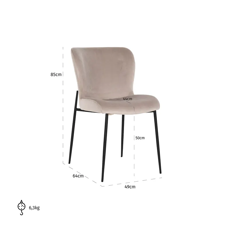 Darby, Khaki velvet, feuerhemmend, 2er-Set von Richmond Interiors, Maßzeichnung 10