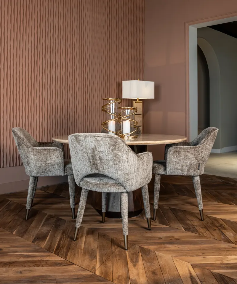 Esszimmerstuhl Donnatella, Niagara stone von Richmond Interiors, Wohnbeispiel 8, im Wohnraum