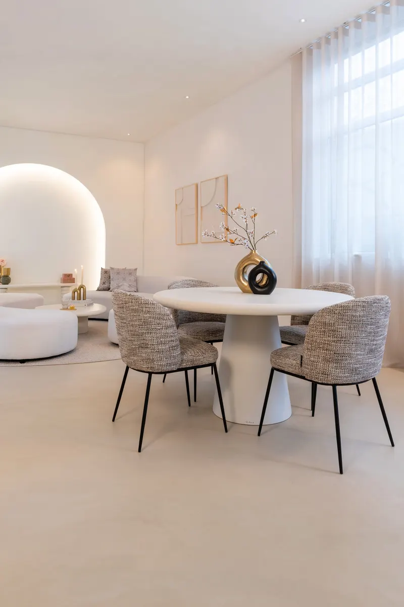 Elvi, Mocca chunky, feuerhemmend, 2er-Set von Richmond Interiors, Wohnbeispiel 10, im Wohnraum
