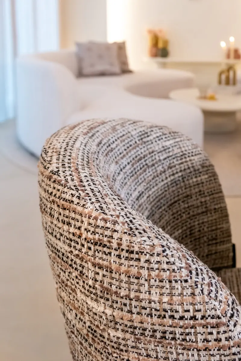Elvi, Mocca chunky, feuerhemmend, 2er-Set von Richmond Interiors, Wohnbeispiel 12, im Wohnraum