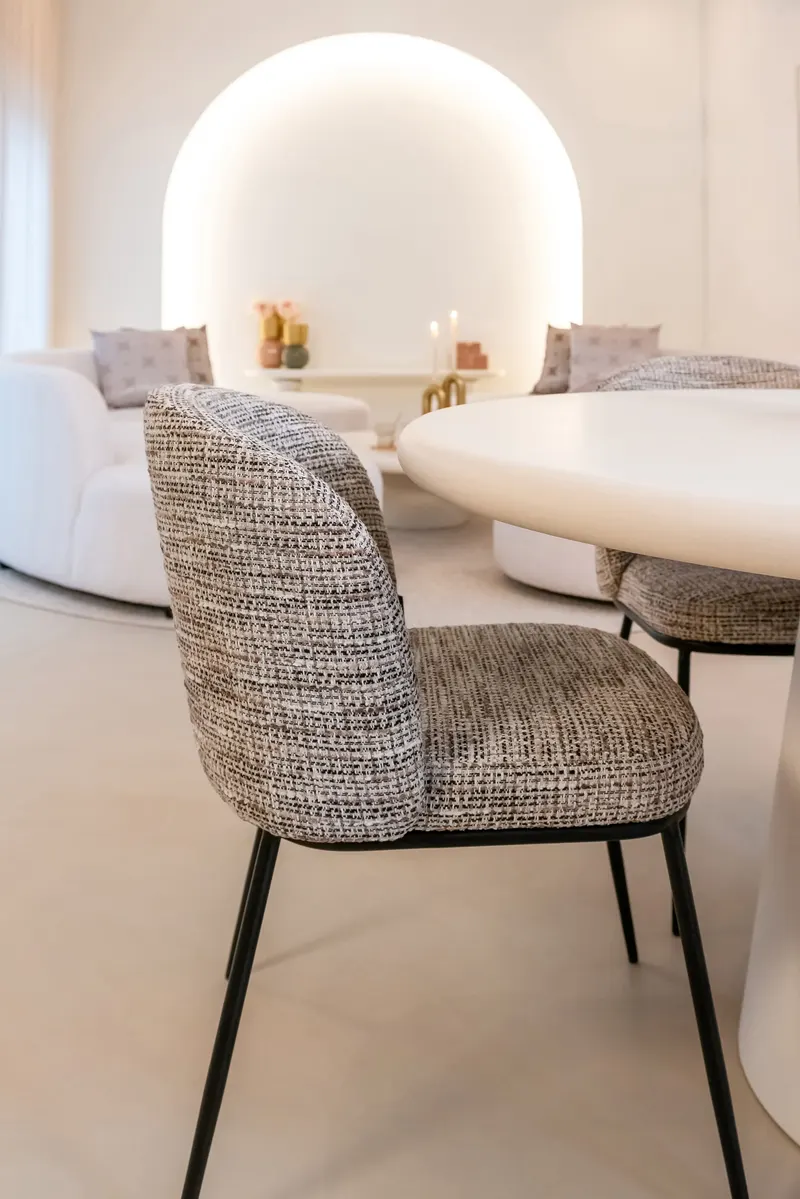 Elvi, Mocca chunky, feuerhemmend, 2er-Set von Richmond Interiors, Wohnbeispiel 15, im Wohnraum
