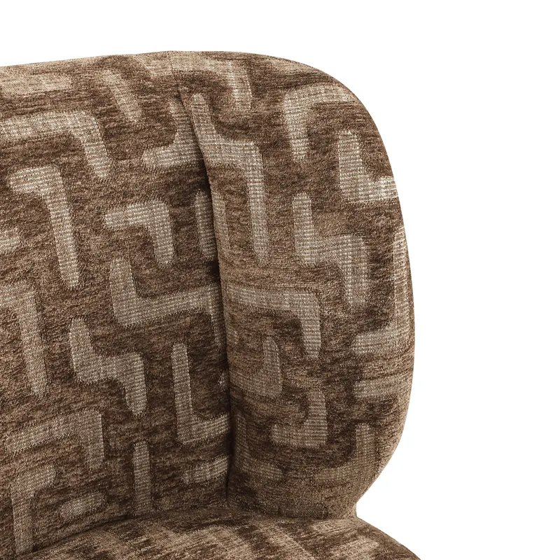 Esszimmerstuhl Fiona, Brown labyrinth, drehbar von Richmond Interiors, Produktansicht 6