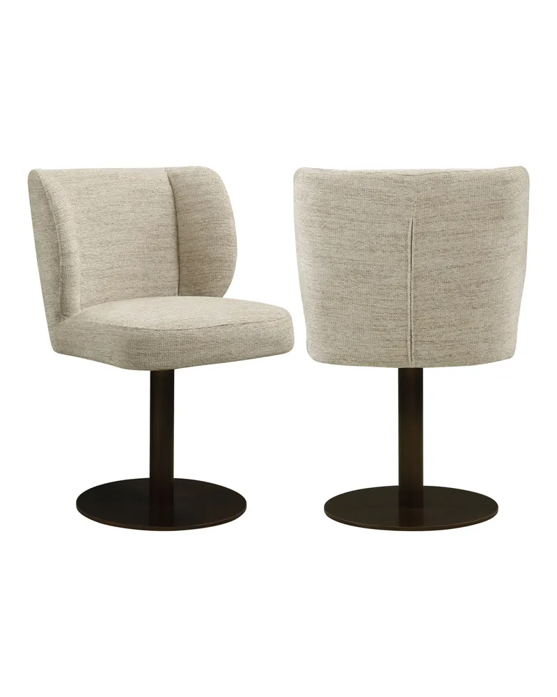 Esszimmerstuhl Fiona, Natural softweave, drehbar von Richmond Interiors, Produktansicht 2
