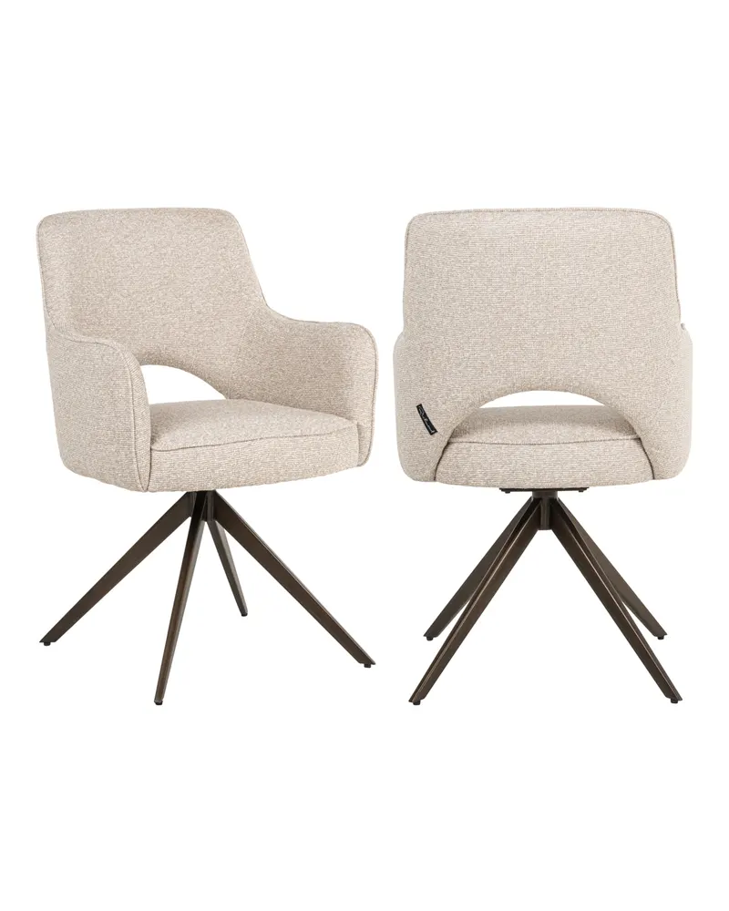Esszimmerstuhl Ginerva, Biscotti, drehbar von Richmond Interiors, Produktansicht 2