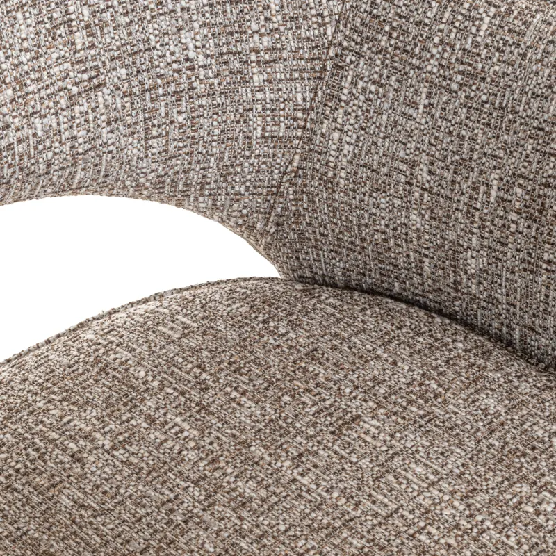 Esszimmerstuhl Ginerva, Earth tweed, drehbar von Richmond Interiors, Produktansicht 8