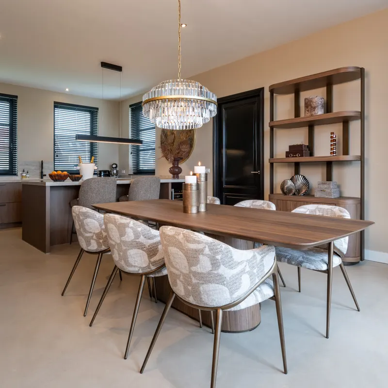 Esstisch Windsor 230 cm, Walnussfarben von Richmond Interiors, Wohnbeispiel 4, im Wohnraum