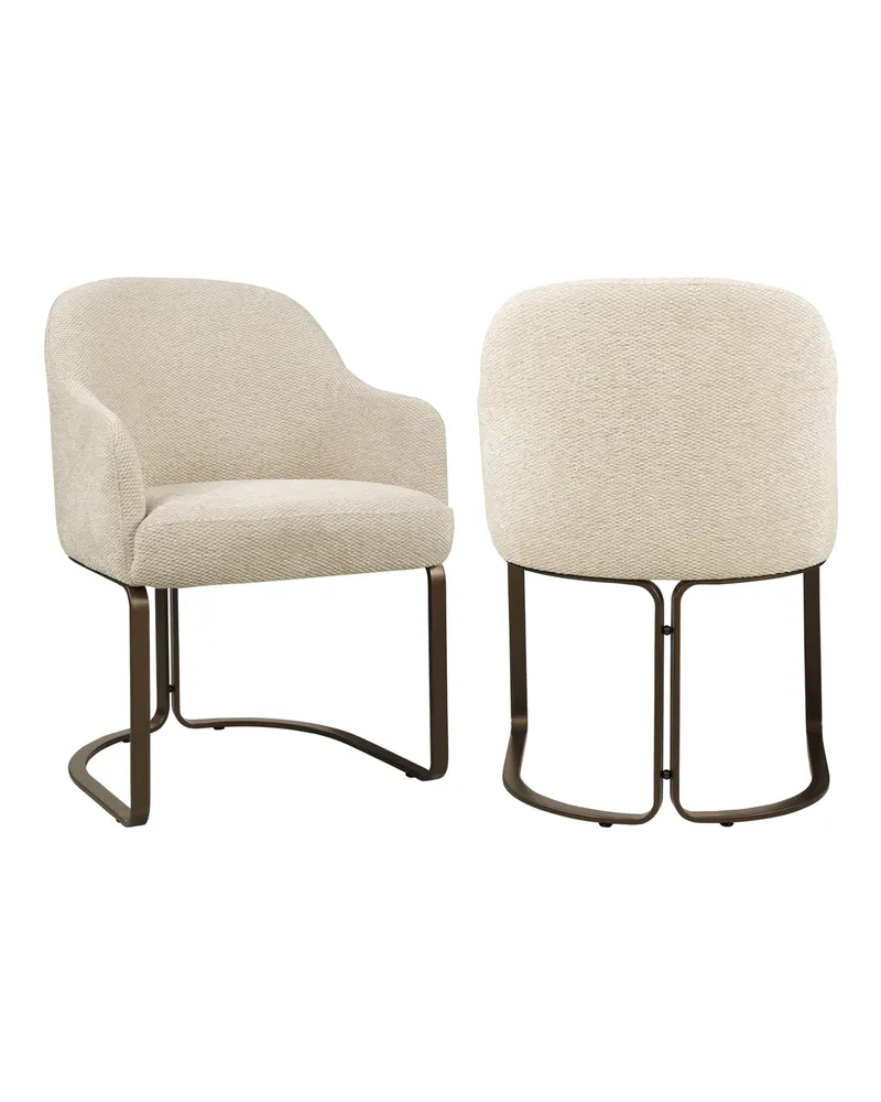 Esszimmerstuhl Hadley, Natural boldweave, feuerhemmend von Richmond Interiors, Produktansicht 2