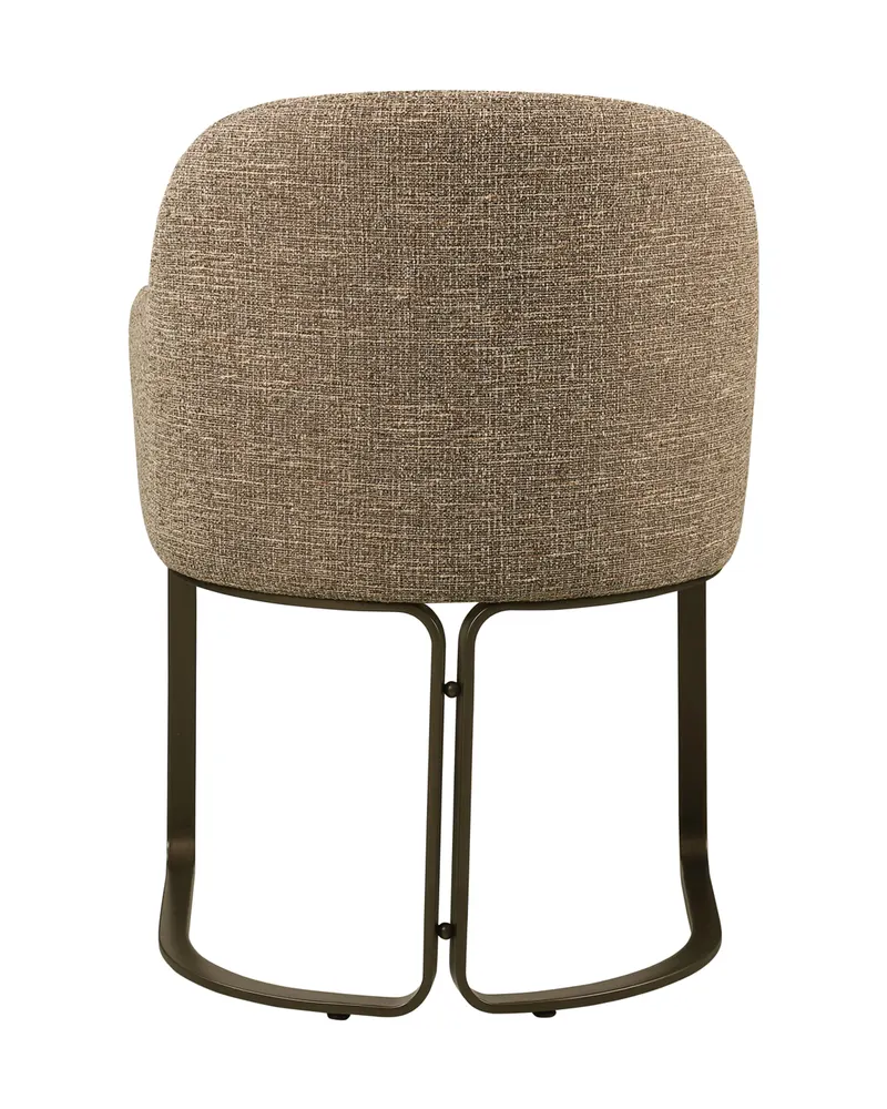 Esszimmerstuhl Hadley, Brown tweed, feuerhemmend von Richmond Interiors, Produktansicht 5