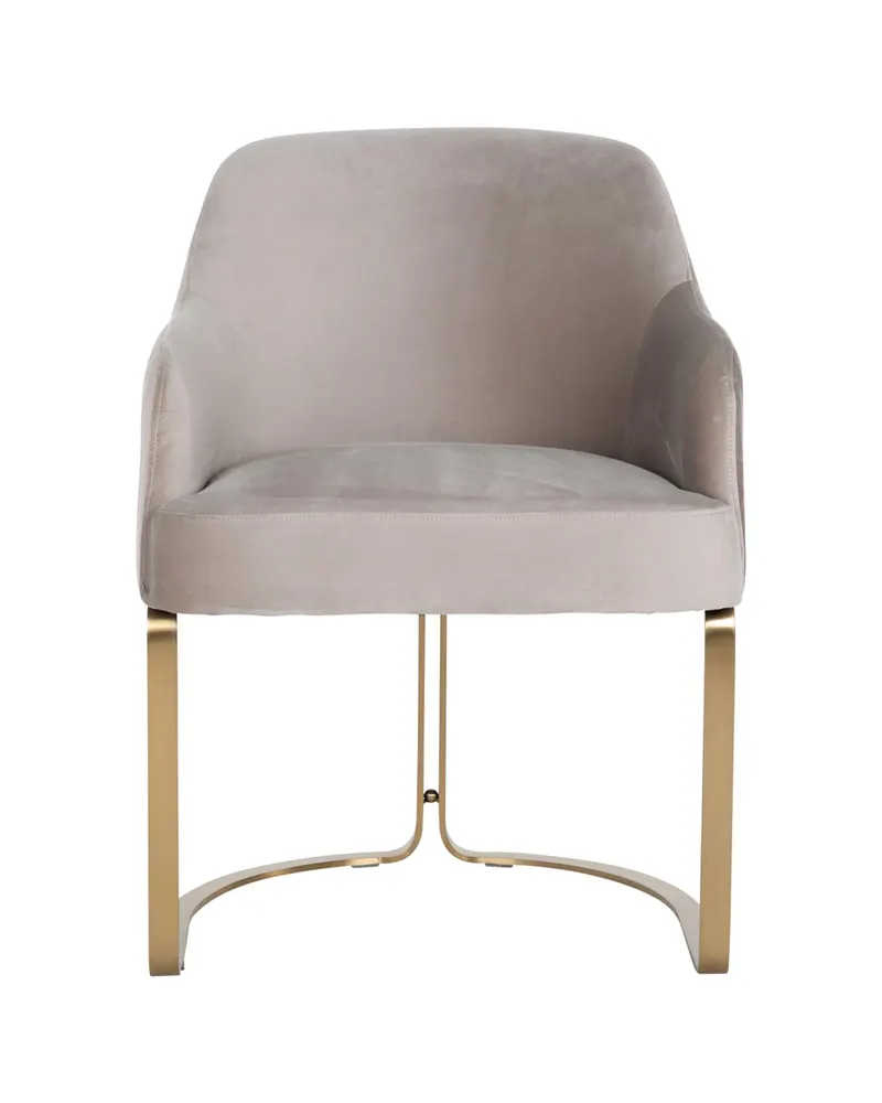 Esszimmerstuhl Hadley, Khaki velvet, feuerhemmend von Richmond Interiors