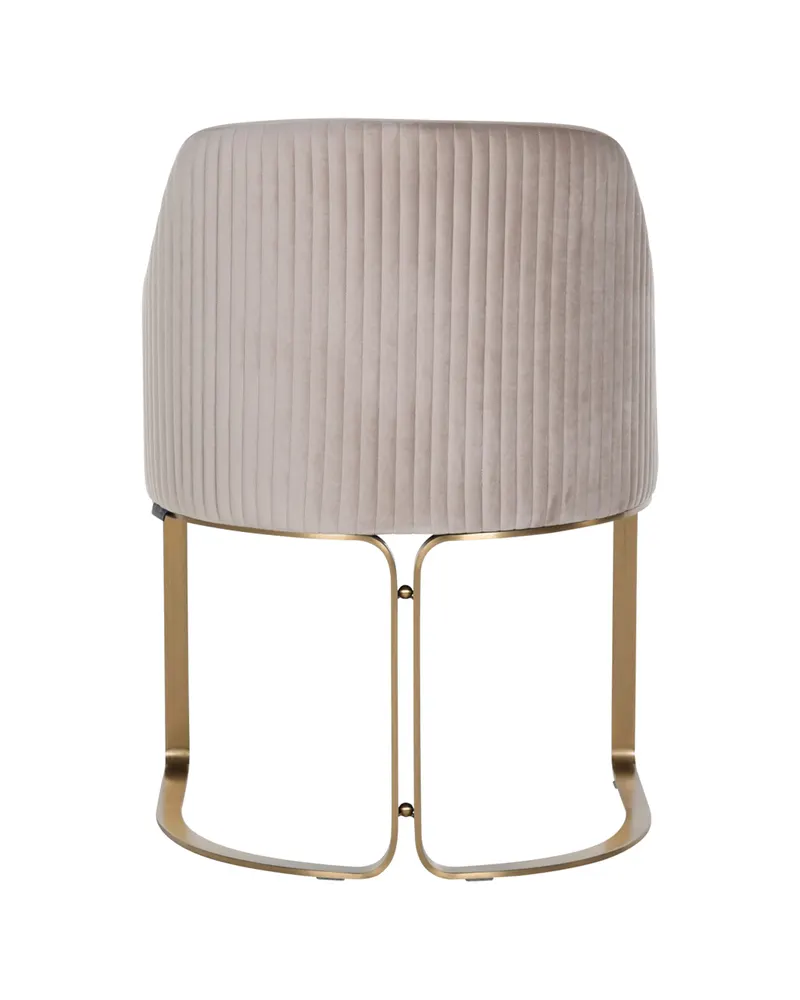 Esszimmerstuhl Hadley, Khaki velvet, feuerhemmend von Richmond Interiors, Produktansicht 5