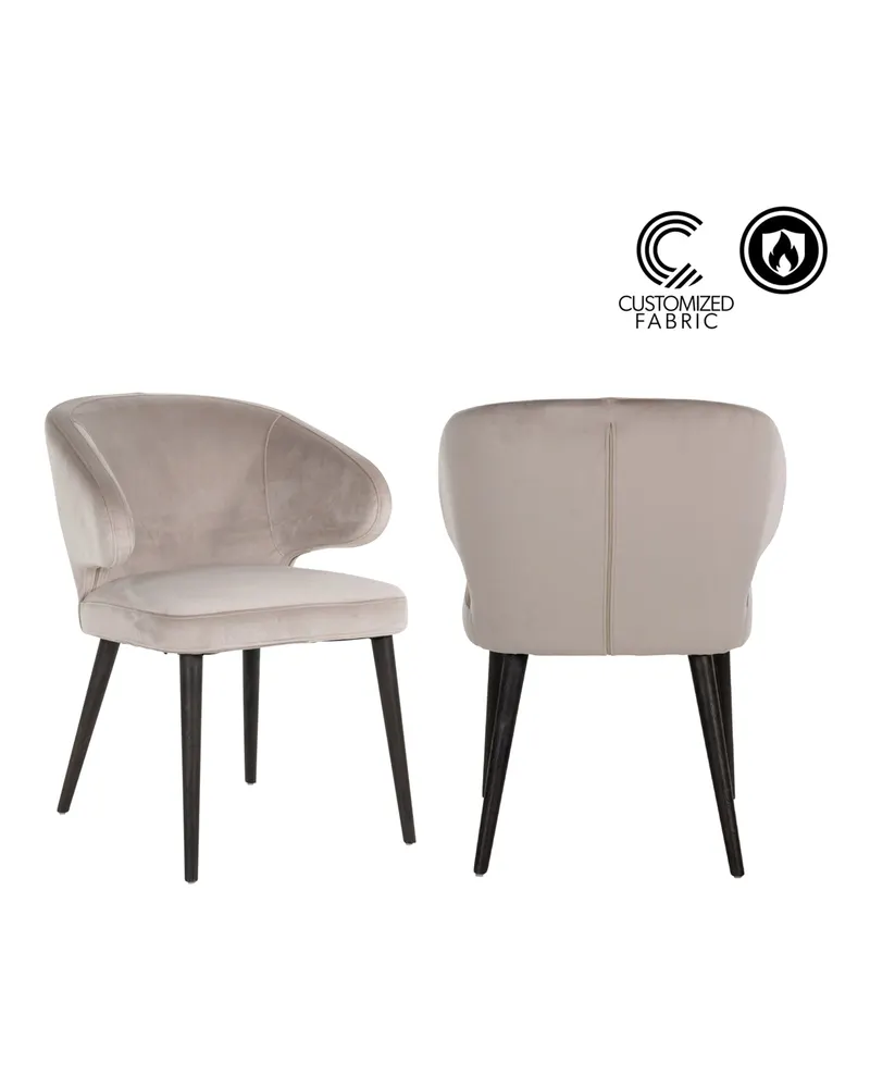 Esszimmerstuhl Indigo, individuell konfigurierbar, feuerhemmend von Richmond Interiors