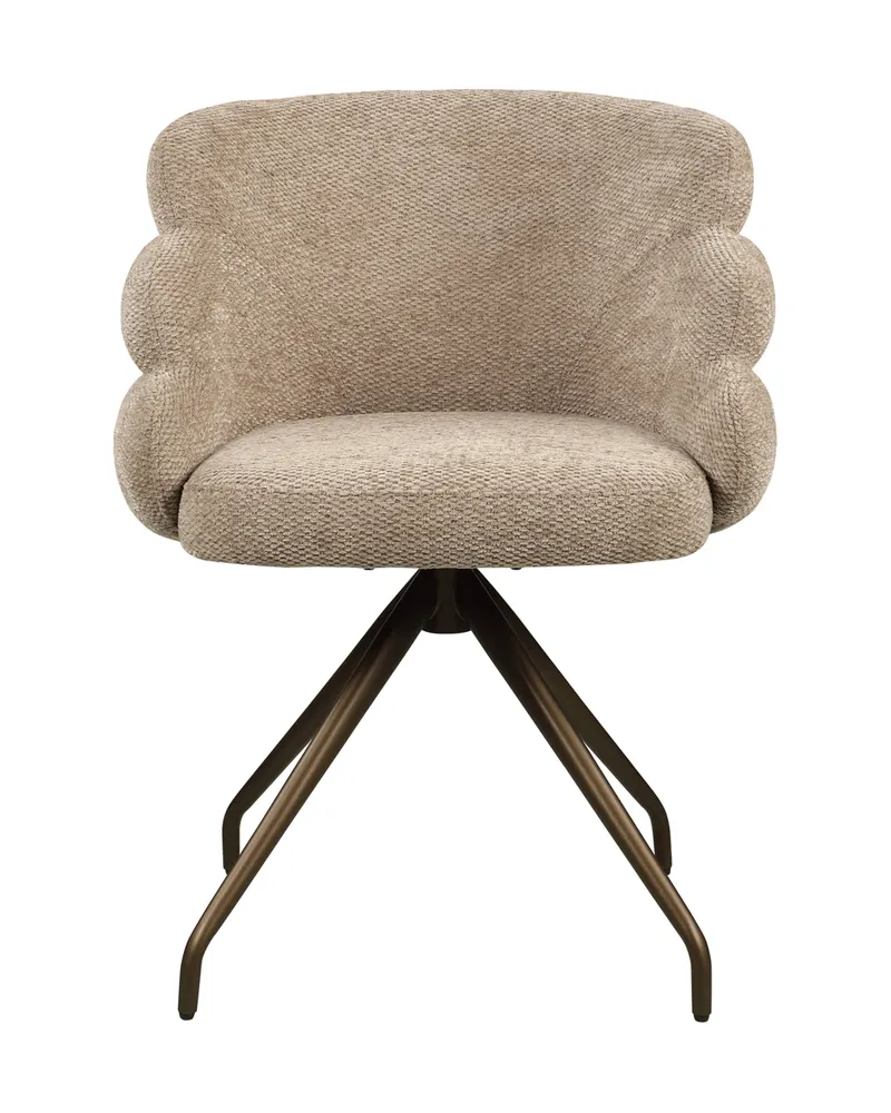 Esszimmerstuhl Kayla, Mocca boldweave, drehbar von Richmond Interiors