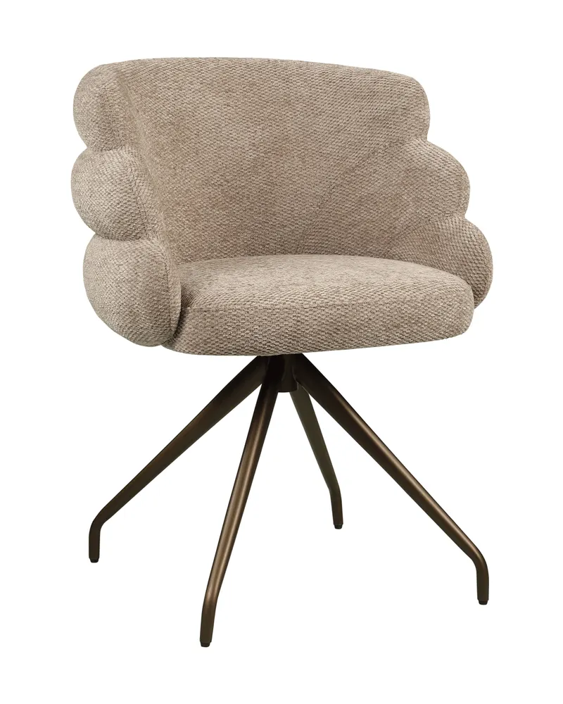 Esszimmerstuhl Kayla, Mocca boldweave, drehbar von Richmond Interiors, Produktansicht 3