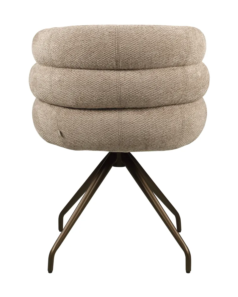Esszimmerstuhl Kayla, Mocca boldweave, drehbar von Richmond Interiors, Produktansicht 5