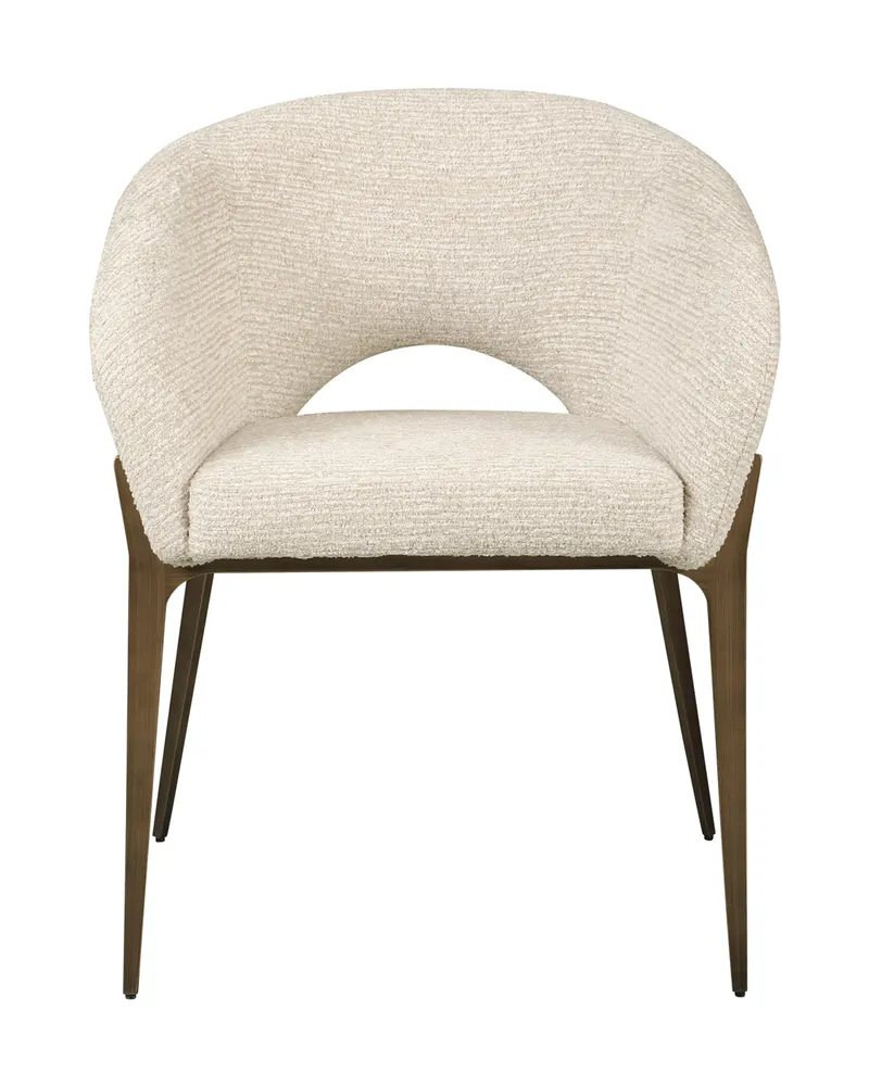 Esszimmerstuhl Kenzi, Natural linear, feuerhemmend von Richmond Interiors