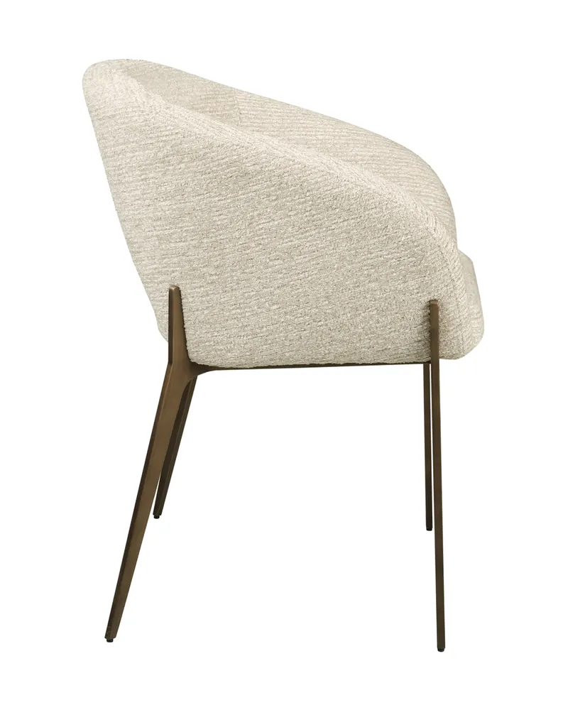 Esszimmerstuhl Kenzi, Natural linear, feuerhemmend von Richmond Interiors, Produktansicht 4