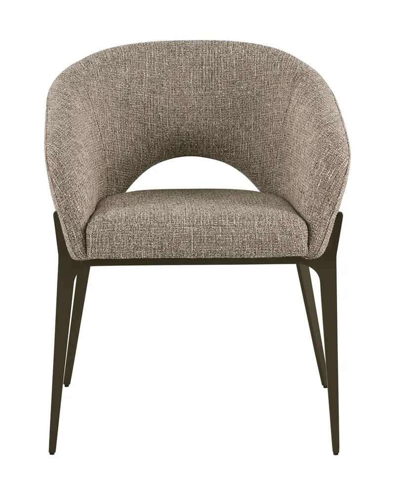 Esszimmerstuhl Kenzi, Brown tweed von Richmond Interiors