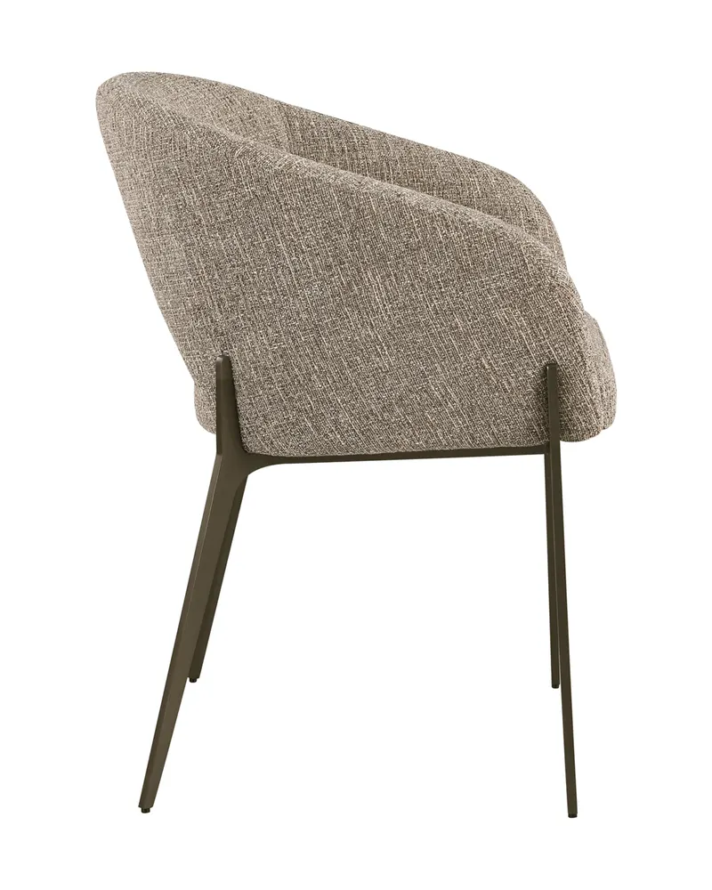 Esszimmerstuhl Kenzi, Brown tweed von Richmond Interiors, Produktansicht 4