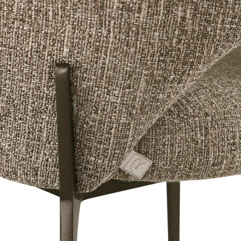 Esszimmerstuhl Kenzi, Brown tweed von Richmond Interiors, Produktansicht 6