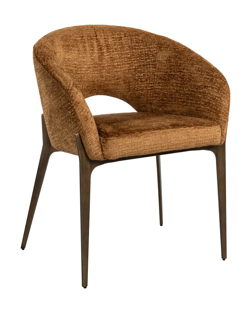 Esszimmerstuhl Kenzi, Cognac fusion von Richmond Interiors, Produktansicht 3