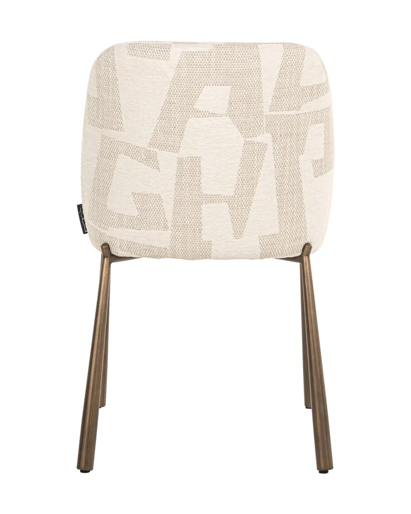 Esszimmerstuhl Lana, Beige graffic, 2er-Set von Richmond Interiors, Produktansicht 5