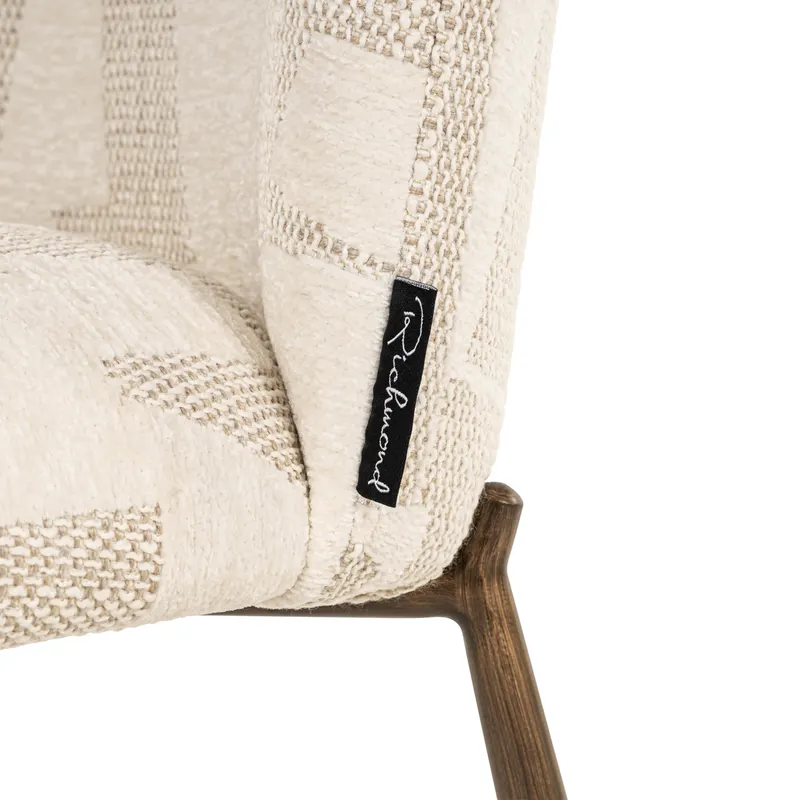Esszimmerstuhl Lana, Beige graffic, 2er-Set von Richmond Interiors, Produktansicht 6