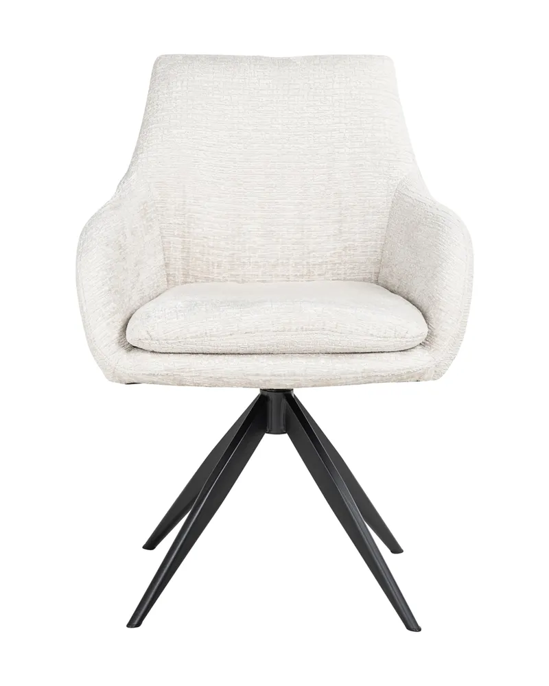 Esszimmerstuhl Lisonne, Cream fusion, drehbar von Richmond Interiors