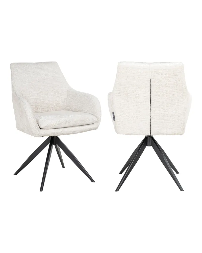 Esszimmerstuhl Lisonne, Cream fusion, drehbar von Richmond Interiors, Produktansicht 2