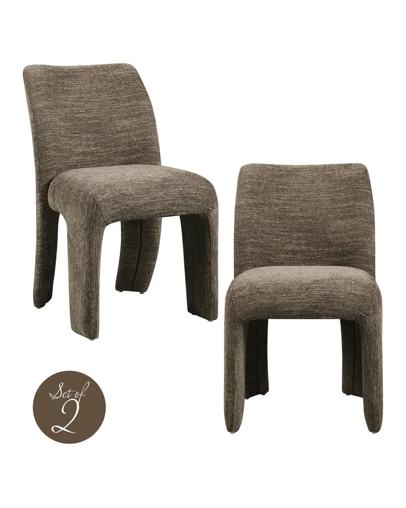 Esszimmerstuhl Maya, Brown Softweave von Richmond Interiors, Produktansicht 2