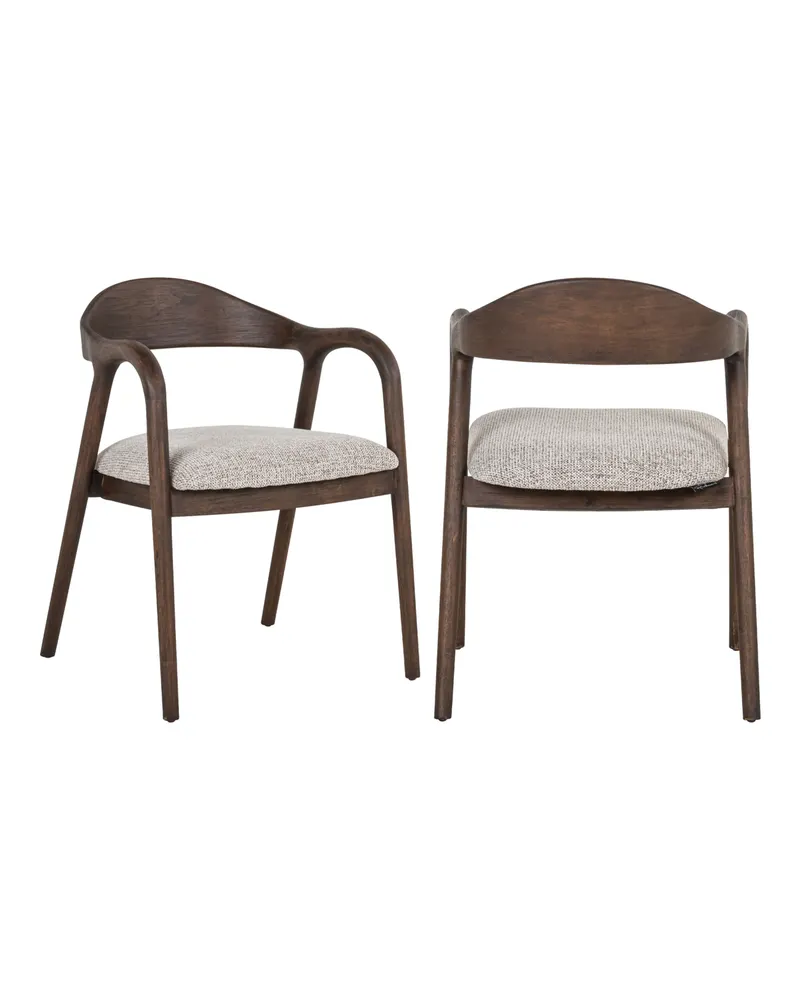 Esszimmerstuhl Mihara, Mocca fancy, feuerhemmend von Richmond Interiors, Produktansicht 4