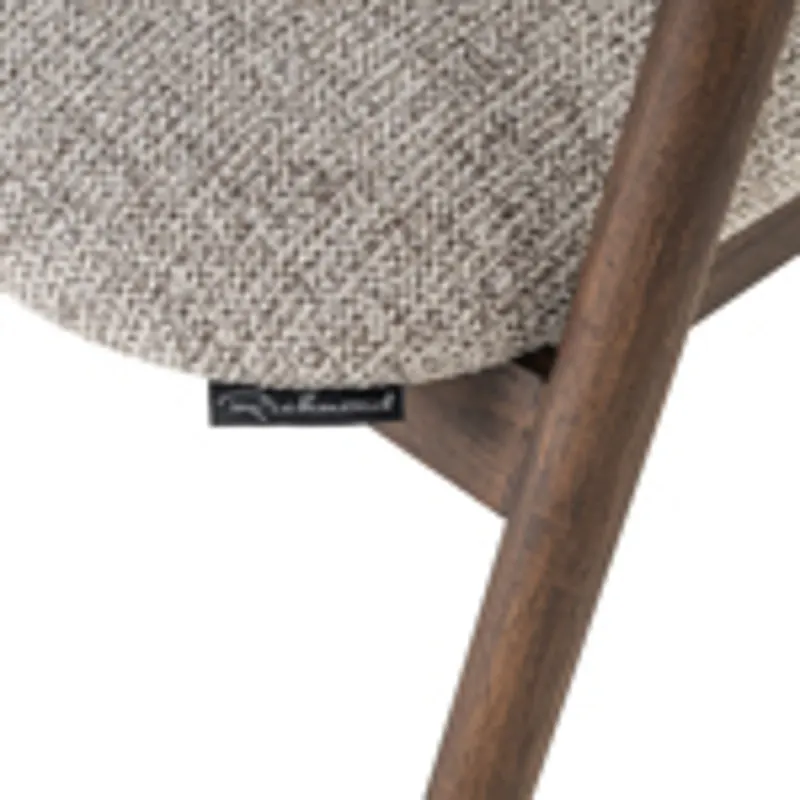 Esszimmerstuhl Mihara, Mocca fancy, feuerhemmend von Richmond Interiors, Produktansicht 7