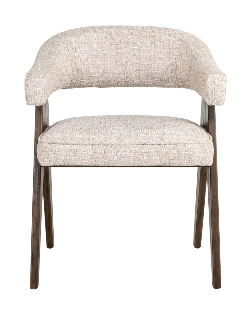 Esszimmerstuhl Mori, Cream tweed, feuerhemmend von Richmond Interiors