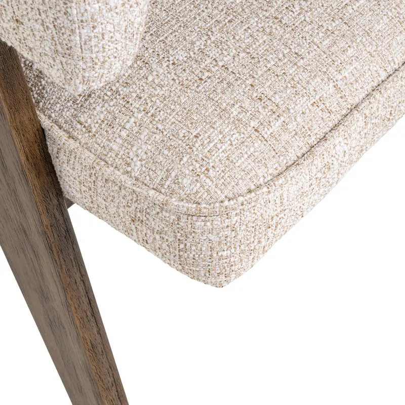 Esszimmerstuhl Mori, Cream tweed, feuerhemmend von Richmond Interiors, Produktansicht 11